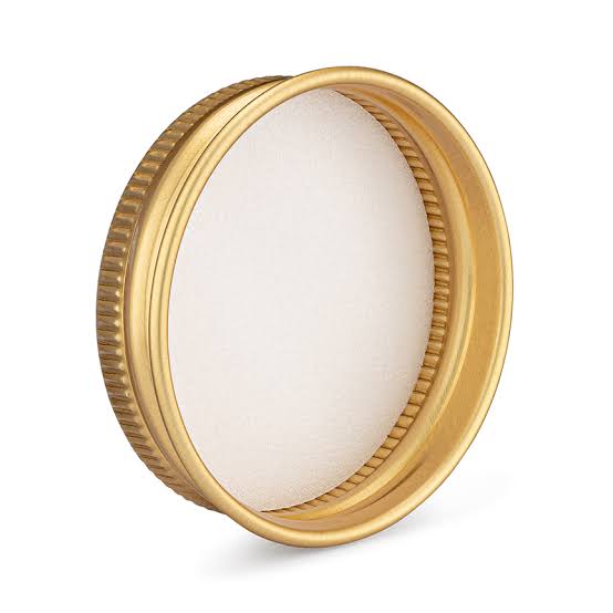 Aluminum Screw Cap Gold color with all sizes For PCV/PET/Glass jar