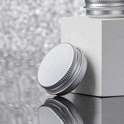 Aluminum jar Silver color 5/10/15/20/25/30/50/60/80/100/120/150ml