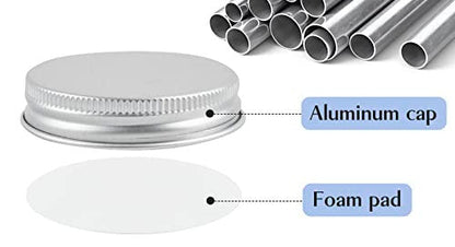 Aluminum jar Silver color 5/10/15/20/25/30/50/60/80/100/120/150ml
