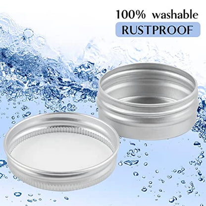Aluminum Jar 57x27mm 60g silver color for spice/lipstick/coffee bean