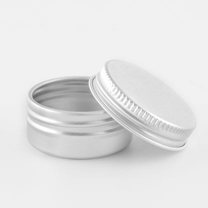 Aluminum jar Silver color 5/10/15/20/25/30/50/60/80/100/120/150ml