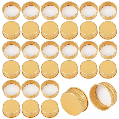 Aluminum Screw Cap Gold color with all sizes For PCV/PET/Glass jar
