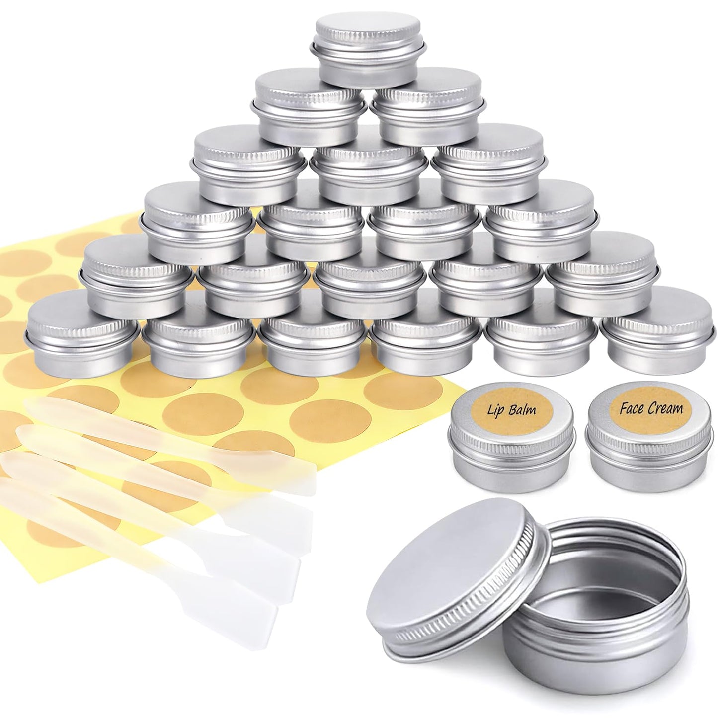 Customzied adhesive labels and 3D UV doming sticker for Tin jar
