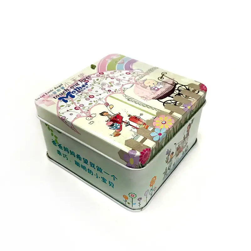 Wholesale Customized Eco-Friendly Tinplate Square tin box for Watch