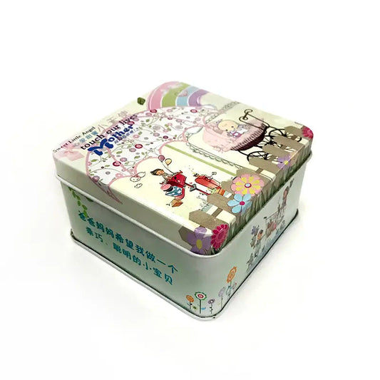 Wholesale Customized Eco-Friendly Tinplate Square tin box for Watch
