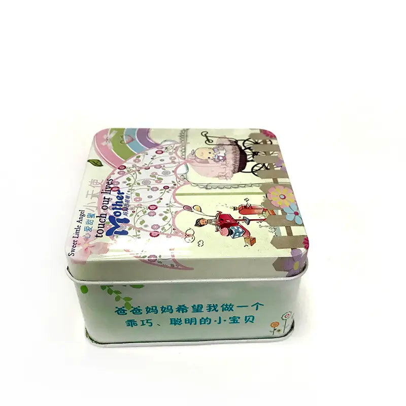 Wholesale Customized Eco-Friendly Tinplate Square tin box for Watch