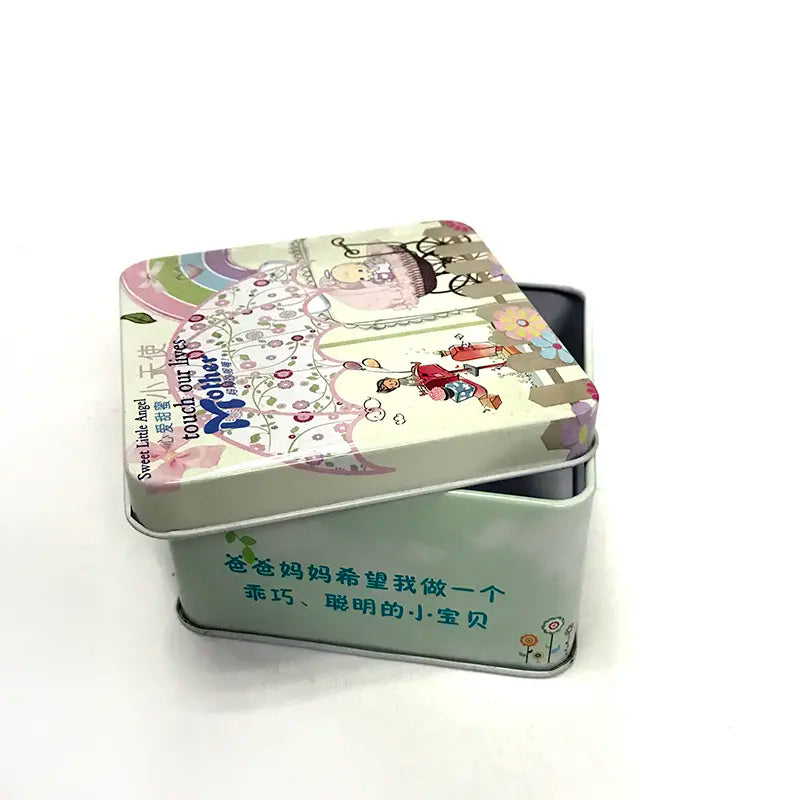Wholesale Customized Eco-Friendly Tinplate Square tin box for Watch