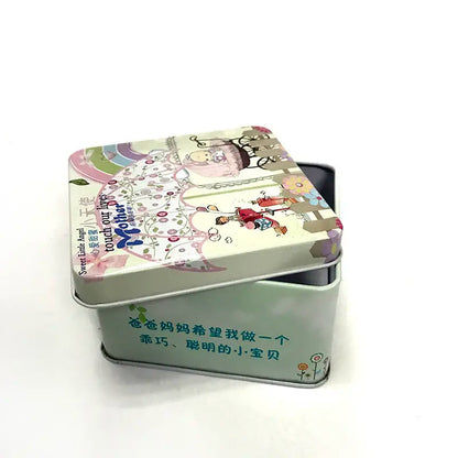 Wholesale Customized Eco-Friendly Tinplate Square tin box for Watch