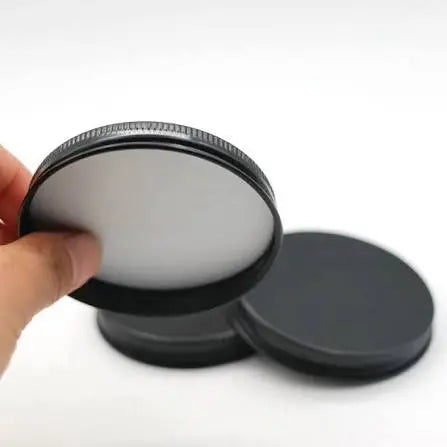 Wholesale Black Aluminum Screw Caps | Anodized Threaded Lids for Glass & PET Jars