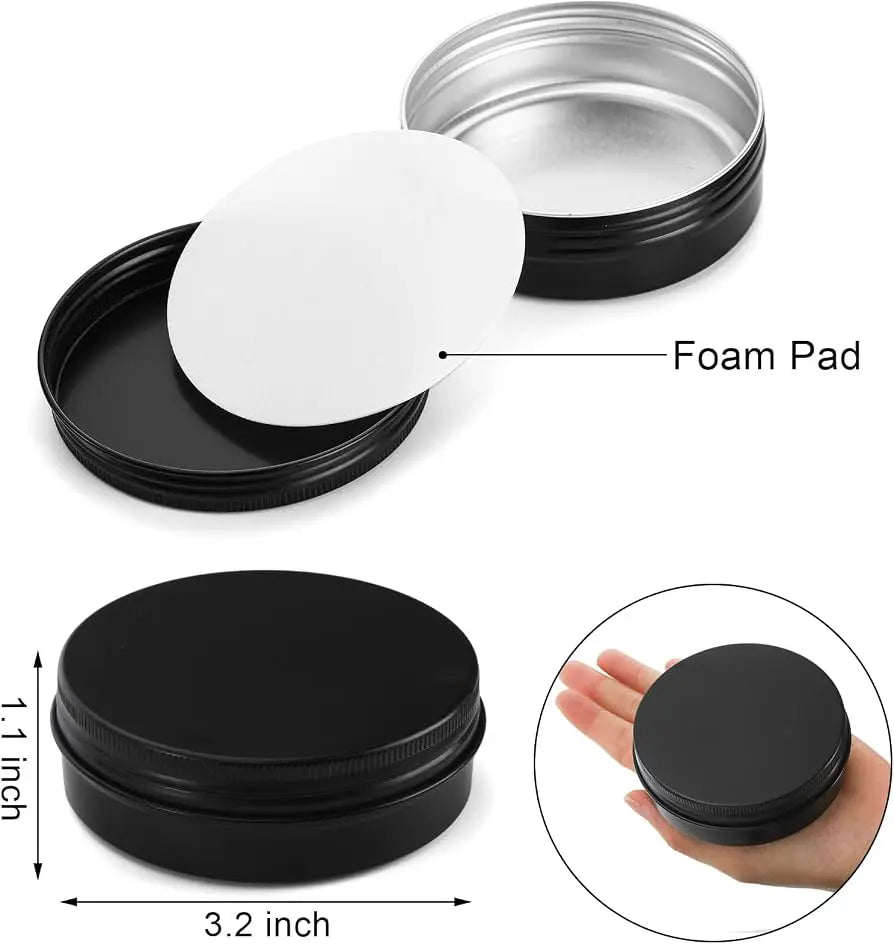 50g-150g Aluminum Cosmetic Containers for Lip Balm Hand Face Cream