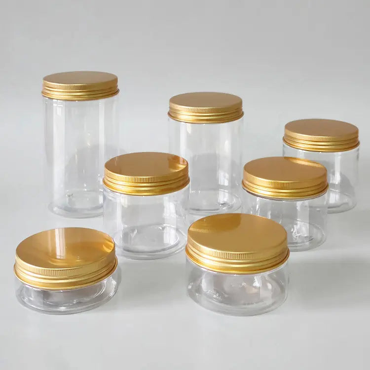 Wholesale Gold Aluminum Screw Caps | Anodized Threaded Lids for Glass & PET Jars