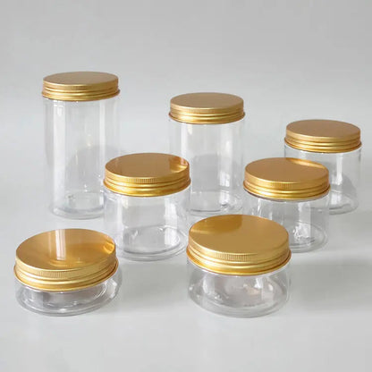 Wholesale Gold Aluminum Screw Caps | Anodized Threaded Lids for Glass & PET Jars