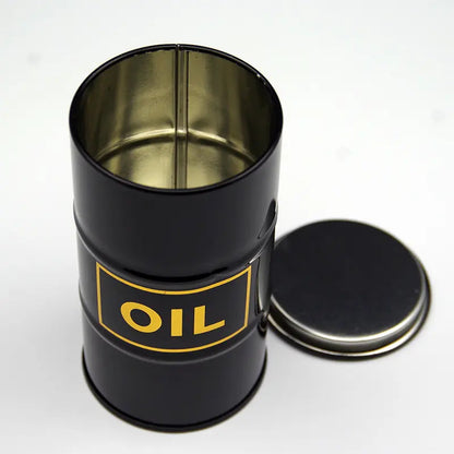 Wholesale Customized Eco-Friendly Tinplate Oil Drum Shape Toy Coin Bank