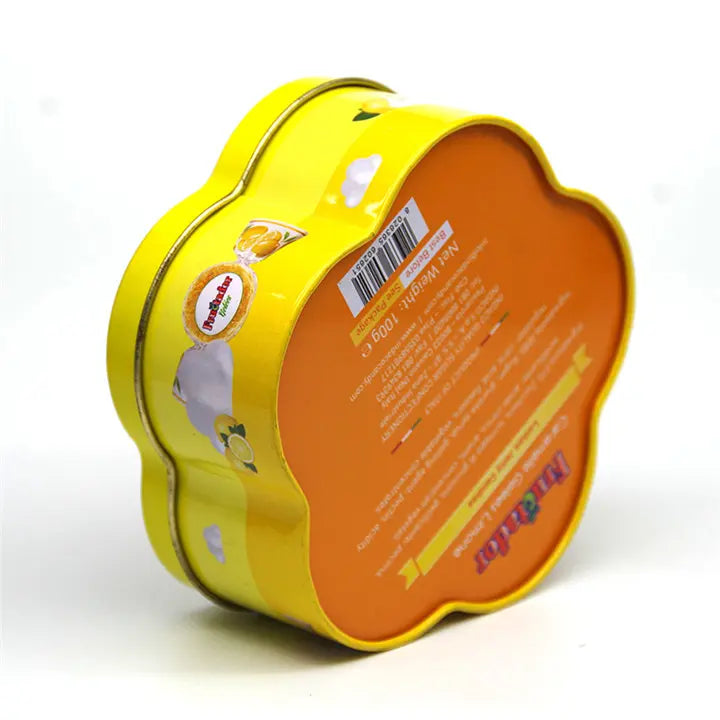 Custom Wintersweet Shape Metal Tin Box Wholesale