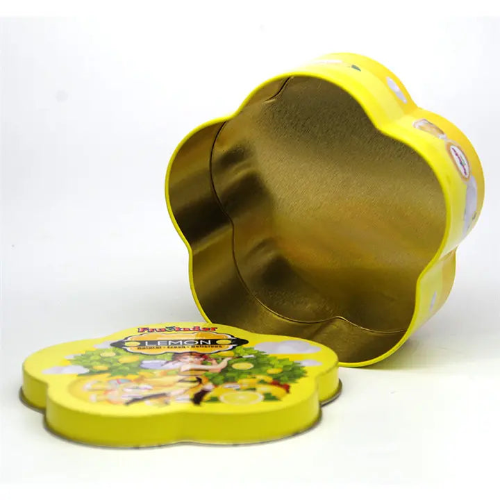 Custom Wintersweet Shape Metal Tin Box Wholesale