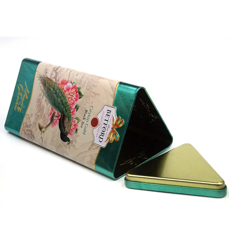 Custom Triangle Metal Tin Box for Wine and Gift Wholesale