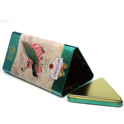 Custom Triangle Metal Tin Box for Wine and Gift Wholesale