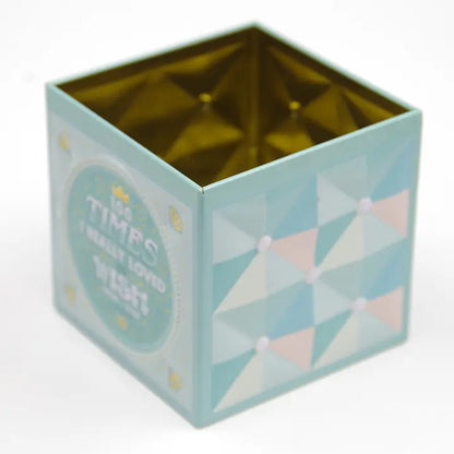 Custom Square Metal Tin Box for Gift Wholesale