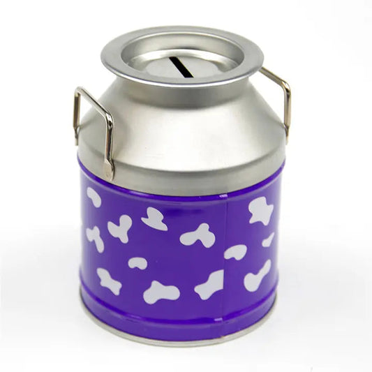 Wholesale Customized Eco-Friendly Tinplate Milk can Shape for Piggy bank