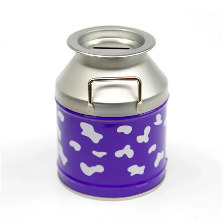 Wholesale Customized Eco-Friendly Tinplate Milk can Shape for Piggy bank