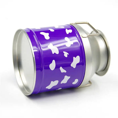 Wholesale Customized Eco-Friendly Tinplate Milk can Shape for Piggy bank