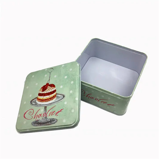 Custom Round Cake Metal Tin Box Wholesale