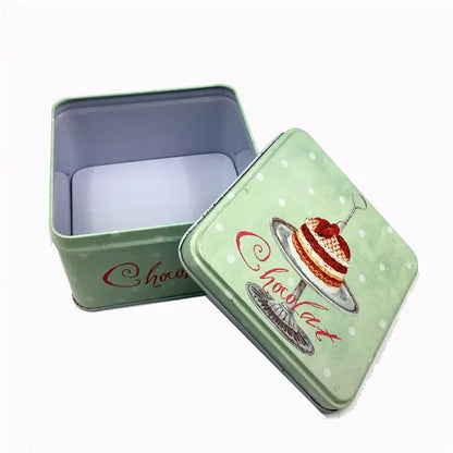 Custom Round Cake Metal Tin Box Wholesale