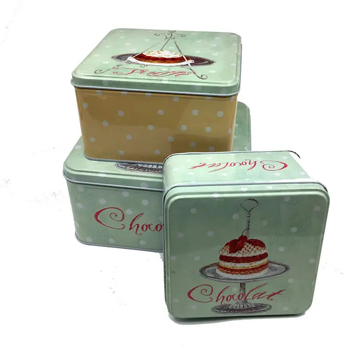 Custom Round Cake Metal Tin Box Wholesale