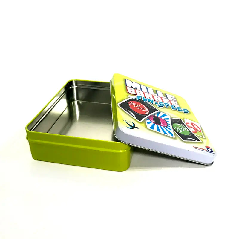 Custom Rectangular Cookie Tin Box Wholesale Packaging