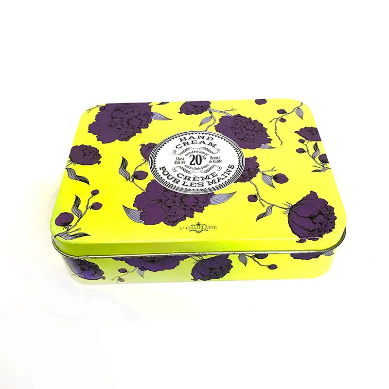 Custom Rectangular Cookie Tin Box Wholesale Packaging