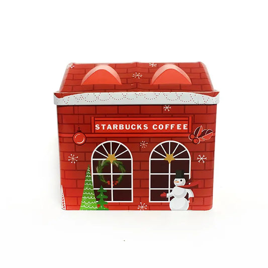 Custom House Shape Metal Tin Box Wholesale Packaging