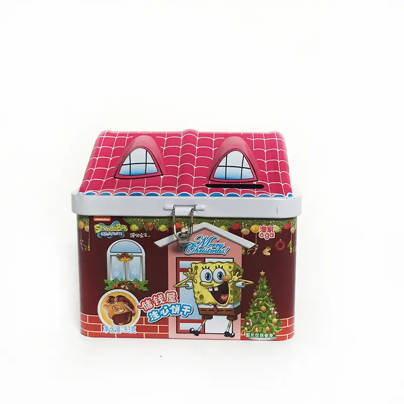 Custom House Shape Metal Tin Box Wholesale Packaging