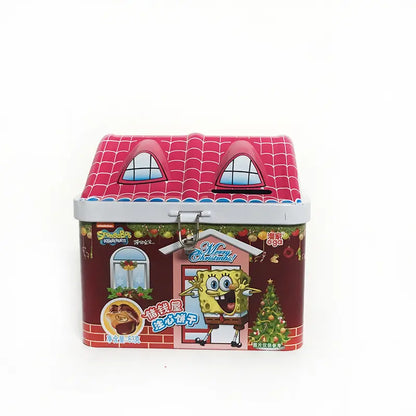 Custom House Shape Metal Tin Box Wholesale Packaging