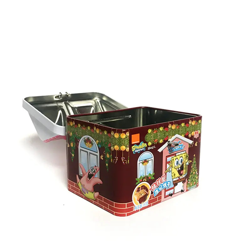 Custom House Shape Metal Tin Box Wholesale Packaging