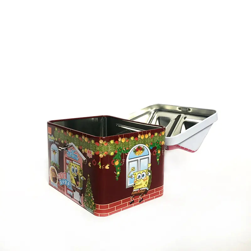 Custom House Shape Metal Tin Box Wholesale Packaging
