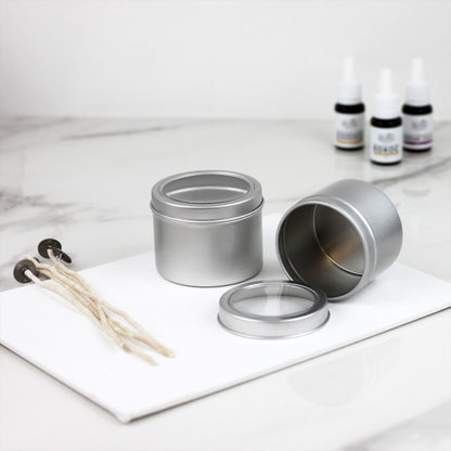 Aluminum jar with window 120g/180g for spice