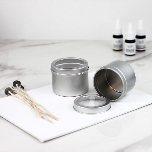 Aluminum jar with window 120g/180g for spice