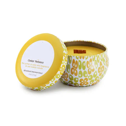 Custom Round Candle Metal Tin Box Wholesale