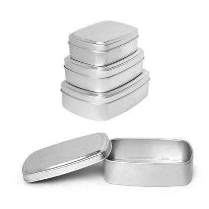 Rectangle Aluminum tin can 60/80/100/150ml for soap