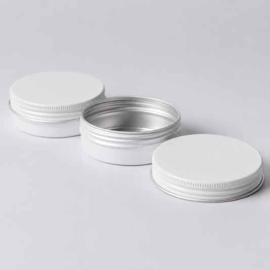 Aluminum jar White color 50/60/80/100/150ml